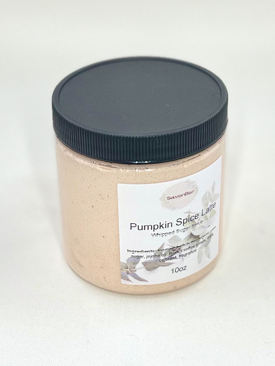 PUMPKIN SPICE LATTE WHIPPED SUGAR SCRUB
