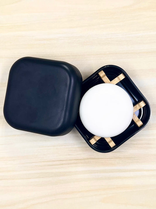 Biodegradable Soap Traveling Case - Color BLACK
