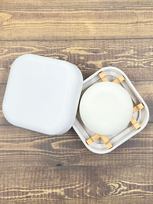 Biodegradable Soap Traveling Case - Color WHITE