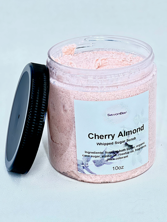 Cherry Almond Whipped Sugar Scrub