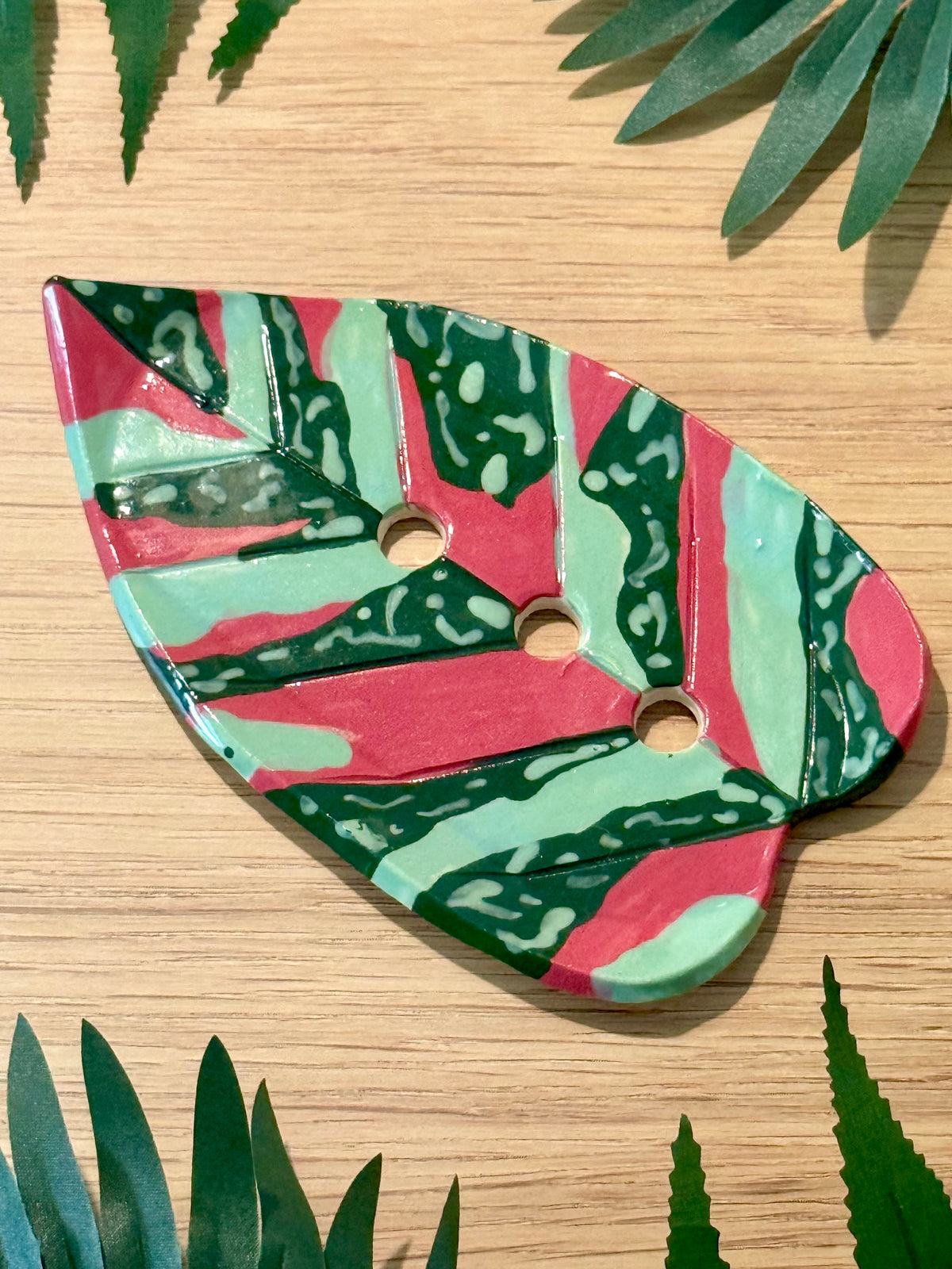 Tropical Leaf Soap Dish