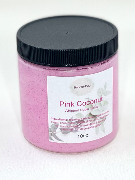 Pink Coconut Whipped Sugar Scrub