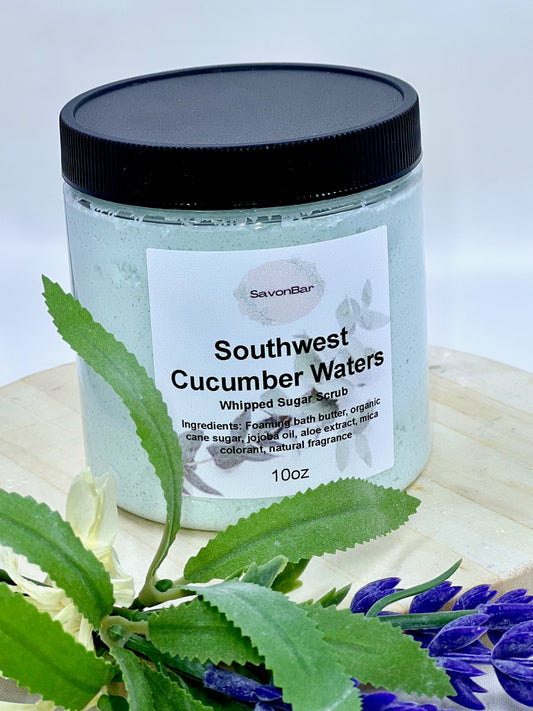 Southwest Cucumber Waters Whipped Sugar Scrub